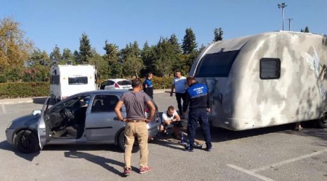 İnciraltı Kent Ormanı'ndaki karavanlar kaldırıldı