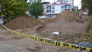 İnşaat kazısında insan kafatası bulundu