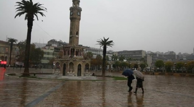 İzmir için 'sağanak' uyarısı