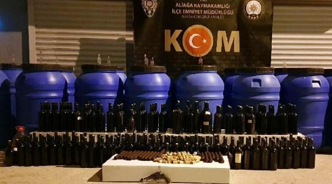 İzmir'de 4 ton sahte şarap ele geçirildi