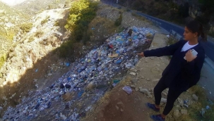Kanyonu çöplüğü çevirdiler! Sorumlular seyrediyor
