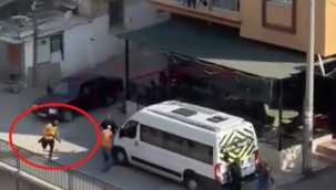 Karşıyaka'da olay! Pompalıyla çatıştılar