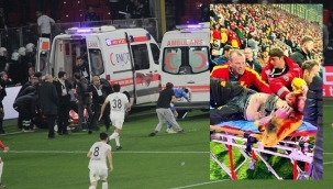 Maça işaret fişeklerini ambulans şoförleri sokmuş