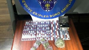 Maskeye gizlediği uyuşturucuyla yakalandı