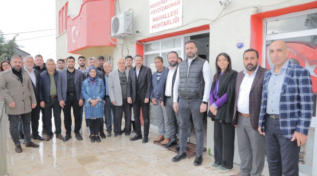 Menderes'in köylerine doğalgaz, yeni okul ve halı saha müjdesi