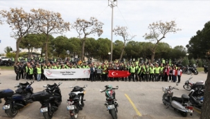 Motosikletle organ bağışı turu