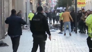 Patlama yerinden ilk fotoğraflar