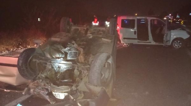 Şerit ihlali yapan sürücü kazaya neden oldu