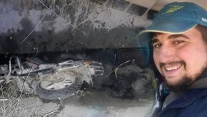 Sulama kanalında cesedi ve motosikleti bulundu