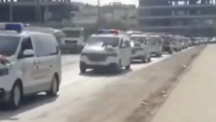 TSK'nın vurduğu teröristlere cenaze konvoyu