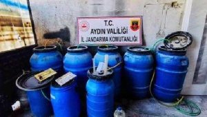 Aydın'da 5 ton 805 litre sahte içkiye 3 gözaltı