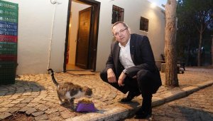 Ayvalık Belediyesi can dostlarının mamasını üretiyor