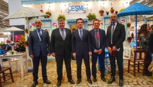 Çeşme'nin sakızı, kavunu, kumu fuarda