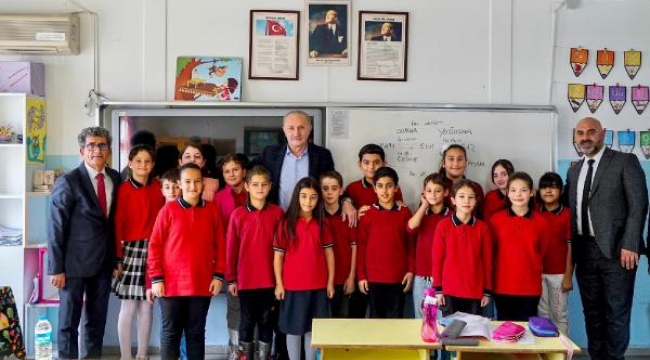 Didim Belediye Başkanı Atabay'dan okul ziyareti