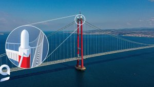 Dünyanın en yüksek kuleli asma köprüsü oldu