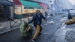 Görün beslediğiniz teröristleri! PKK'lılar Paris'te büyük tahribata yol açtı