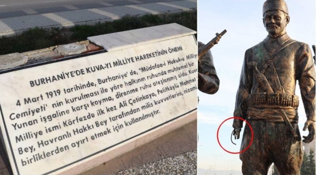 Hainlik! Kuvayımilliye Anıtı'na saldırı