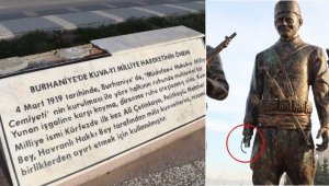 Hainlik! Kuvayımilliye Anıtı'na saldırı