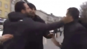 HDP izinsiz eylem yaptı! Polisten HDP'li eski milletvekiline tokat