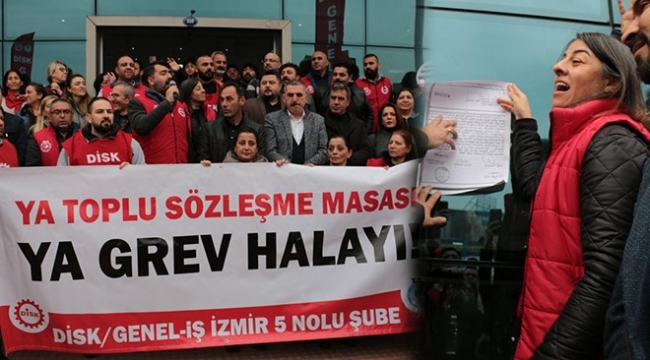 İzmir'de iki ilçe belediyesinde grev hazırlığı