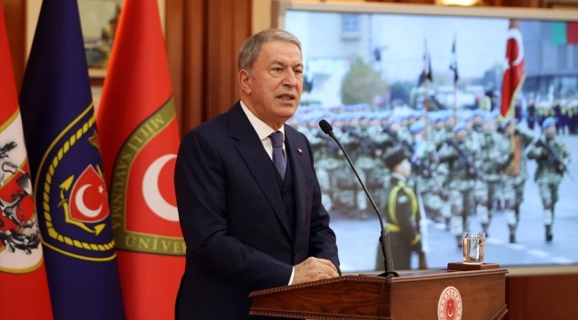 Milli Savunma Bakanı Akar: 2022'de 3 bin 982 terörist etkisiz hale getirildi