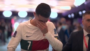 Ronaldo hüngür hüngür ağladı