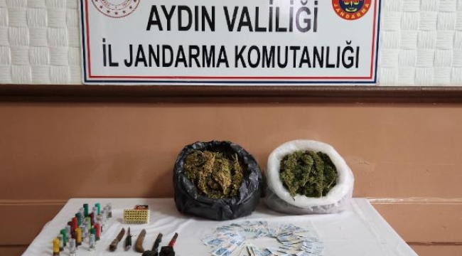 Aydın'da 2 kilo esrarla yakalanan şüpheli serbest