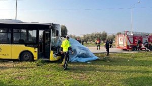 Aydın'da belediye otobüsü ile cip çarpıştı: 1 ölü