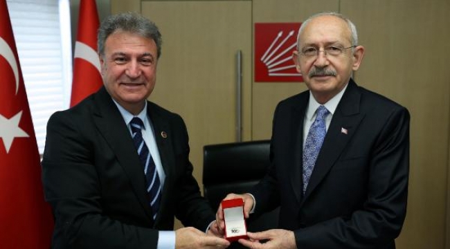 Başkan İduğ, Kılıçdaroğlu'na gitti, hizmetlerini anlattı