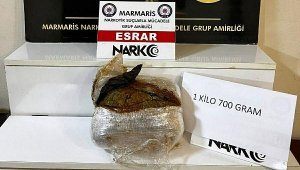 Bavulunda 1.7 kilo esrarla yakalanıp tutuklandı 