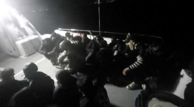 Bodrum açıklarında 40 kaçak göçmen yakalandı