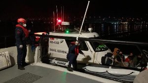 Bodrum açıklarında 45 kaçak göçmen kurtarıldı