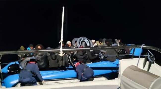 Bodrum açıklarında geri itilen 18 kaçak göçmen kurtarıldı