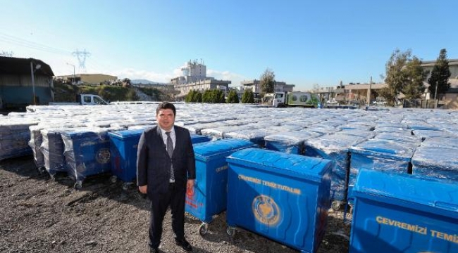 Buca Belediyesi çöp konteyneri sayısını 8 bin 100'e çıkarttı