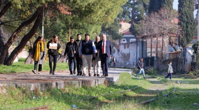 Buca'da eski tren yolu, turizm hattı oluyor
