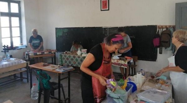 Datça ilçesinde asırlık okul binası 'Köy Yaşam Merkezi' oldu