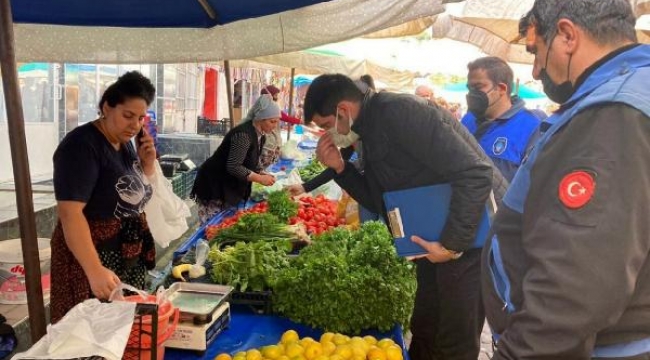 Edremit'te pazaryerlerinde ölçü-ayar denetimleri sıklaştırıldı