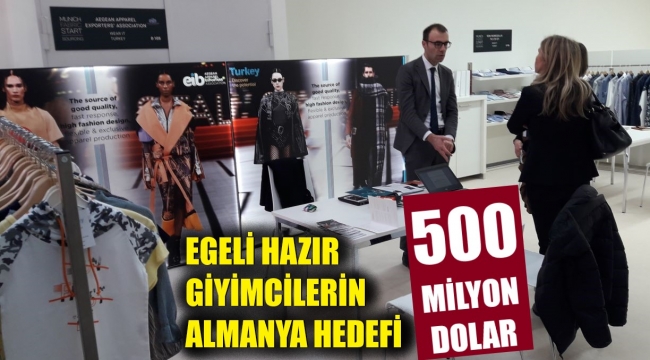 Egeli hazırgiyim ihracatçıları Münih'teki fuara gidiyor