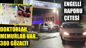 Engelli raporu çetesine dev operasyon! Doktorlar, memurlar gözaltında