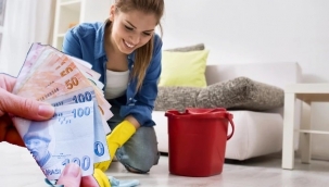 Ev kadınlarına 1100 lira yardım
