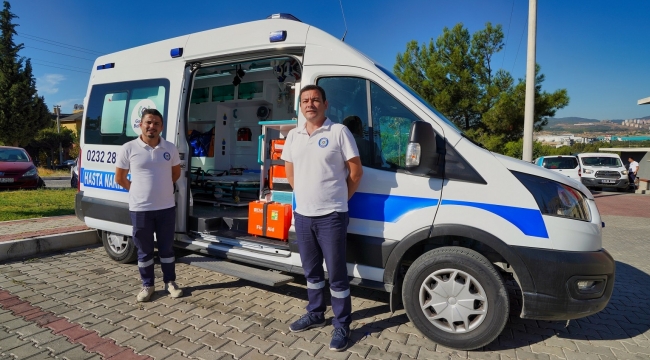 Gaziemir'de hastalarla engellilere 4 bin kez nakil