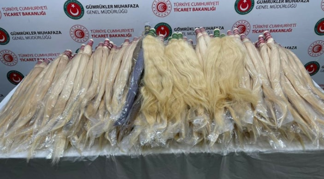 Havaalanındaki denetimde yolcunun valizinden 54 kilo insan saçı çıktı