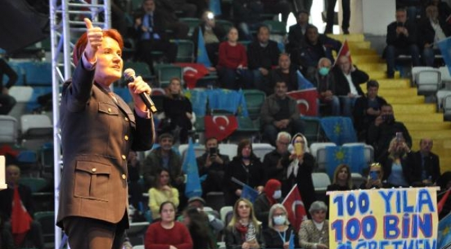 İYİ Parti lideri Akşener: Seçimlerden kendi gücümüzle birinci parti çıkacağız