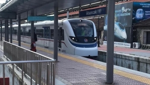 İZBAN'a yaklaşma, yüksek gerilim var