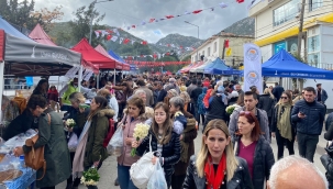 Karaburun Nergis Festivali'ne 100 bini aşkın ziyaretçi geldi