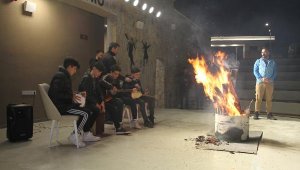 Kula Gençlik Kampı'nda öğrencilerden Bakan Kasapoğlu'na teşekkür mesajı