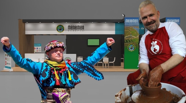 Menemen Belediyesi'nden 'zeybek-çömlek' şov