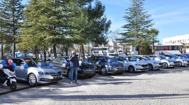 Muğla Emniyeti'ne 37 otomobil, 3 SUV araç alınarak teslim edildi