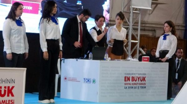 Muğla'da TOKİ projesiyle 2 bin 600 konutun kura çekimi yapıldı