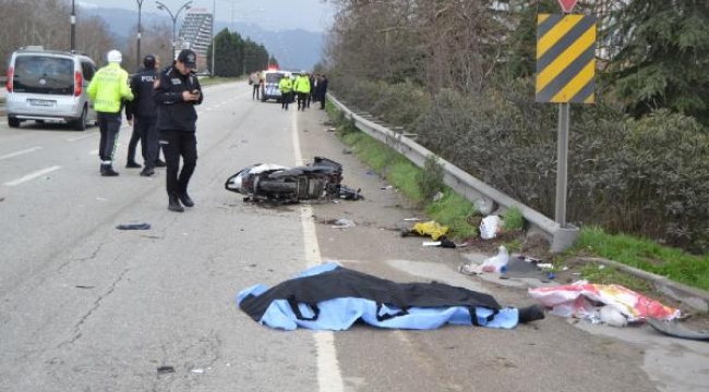 Salihli'de kamyonetin çarptığı bisiklet sürücüsü hayatını kaybetti